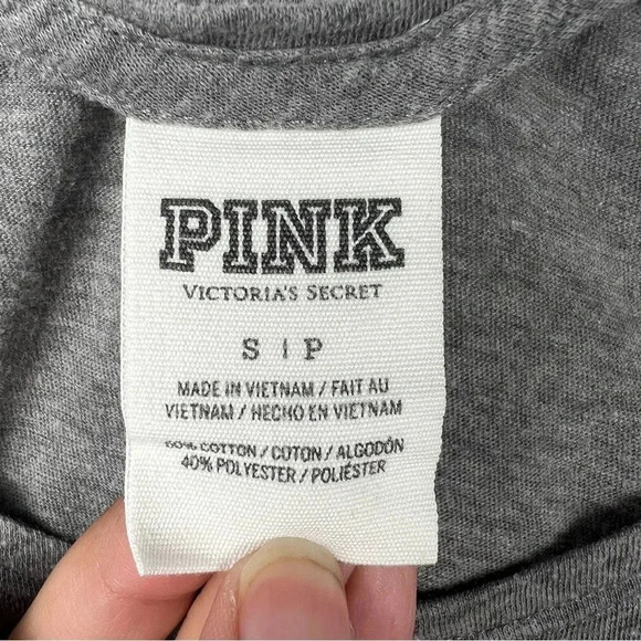 🌴 Beach Bound Grey Tank by Pink Victoria’s Secret, Size‎ Small. - Picture 4 of 5
